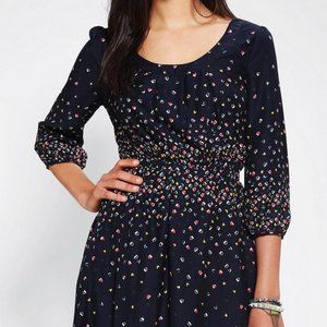 ASOS - Blue pattern dress -3/4 sleeves - M